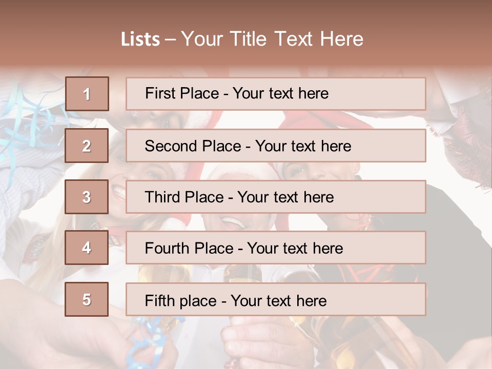 Portrait Gathering Cap PowerPoint Template