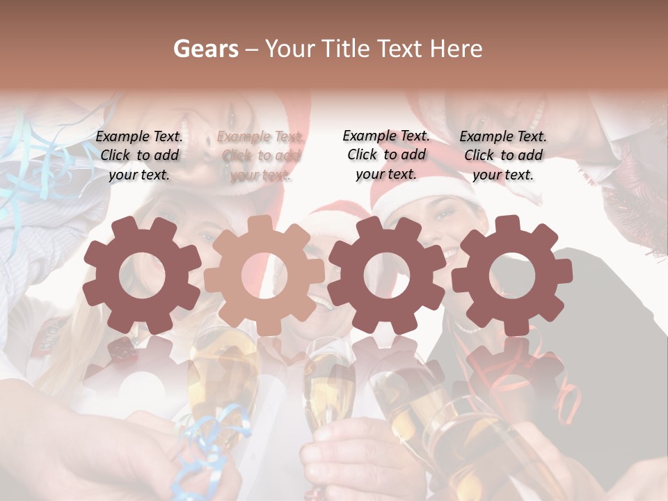 Portrait Gathering Cap PowerPoint Template