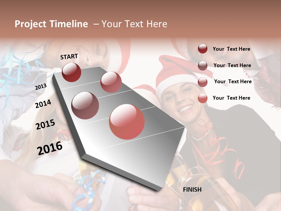 Portrait Gathering Cap PowerPoint Template