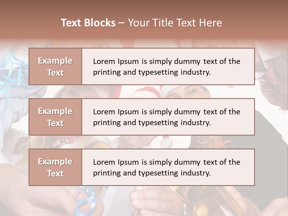 Portrait Gathering Cap PowerPoint Template