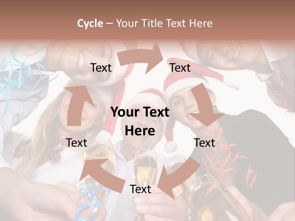 Portrait Gathering Cap PowerPoint Template