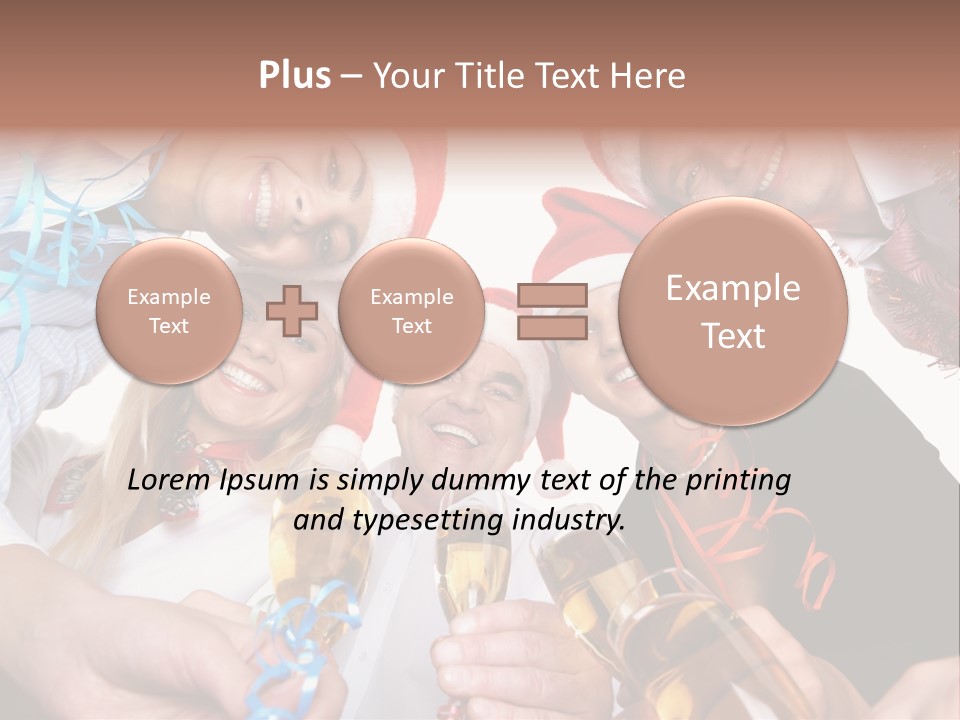 Portrait Gathering Cap PowerPoint Template