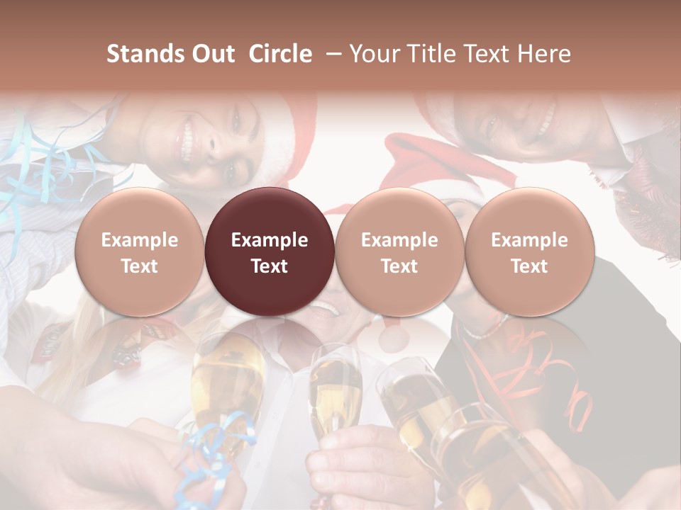 Portrait Gathering Cap PowerPoint Template