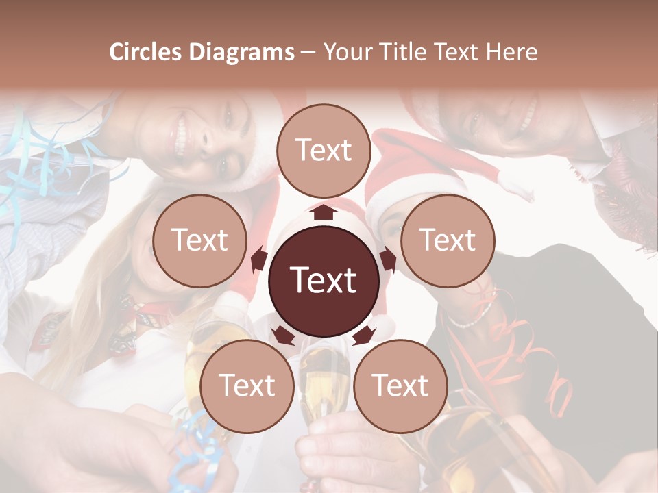 Portrait Gathering Cap PowerPoint Template