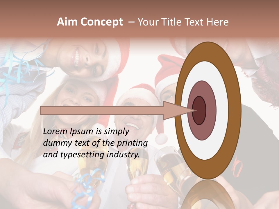 Portrait Gathering Cap PowerPoint Template