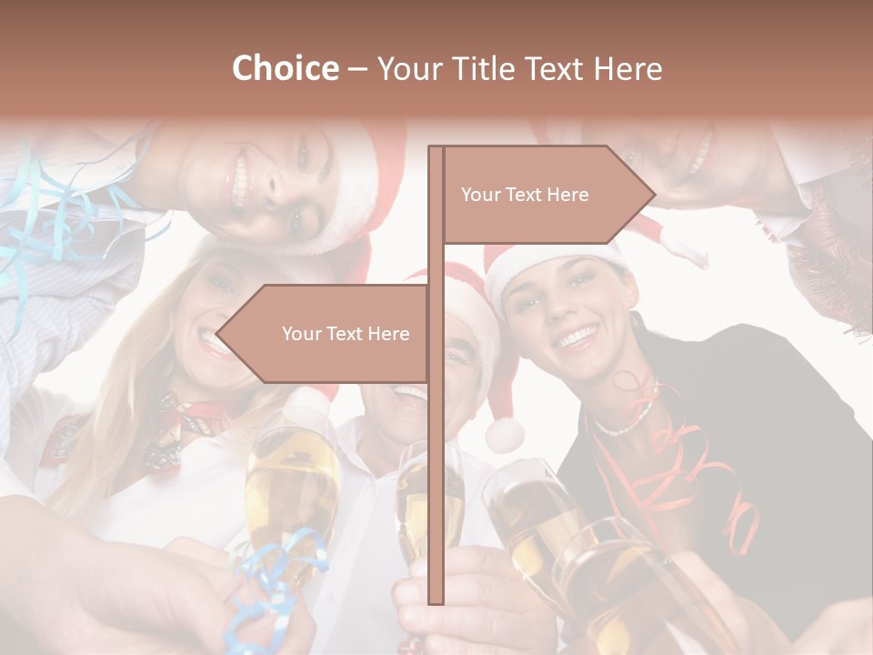 Portrait Gathering Cap PowerPoint Template