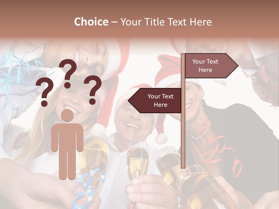 Portrait Gathering Cap PowerPoint Template