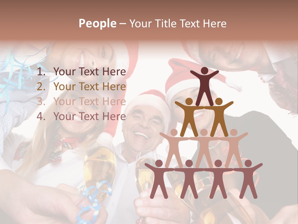 Portrait Gathering Cap PowerPoint Template