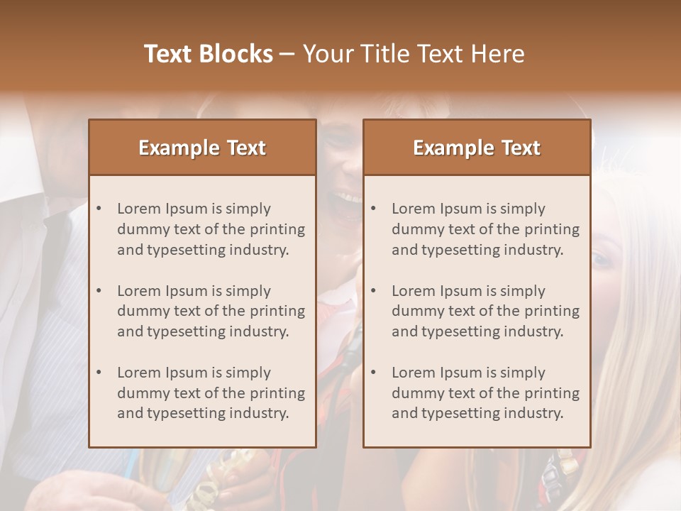 Occasion Voice Smiling PowerPoint Template