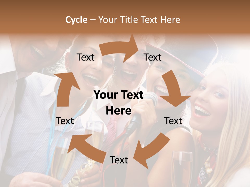 Occasion Voice Smiling PowerPoint Template