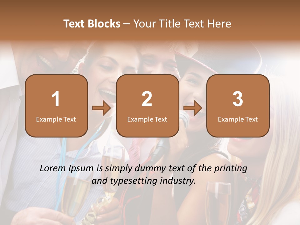 Occasion Voice Smiling PowerPoint Template