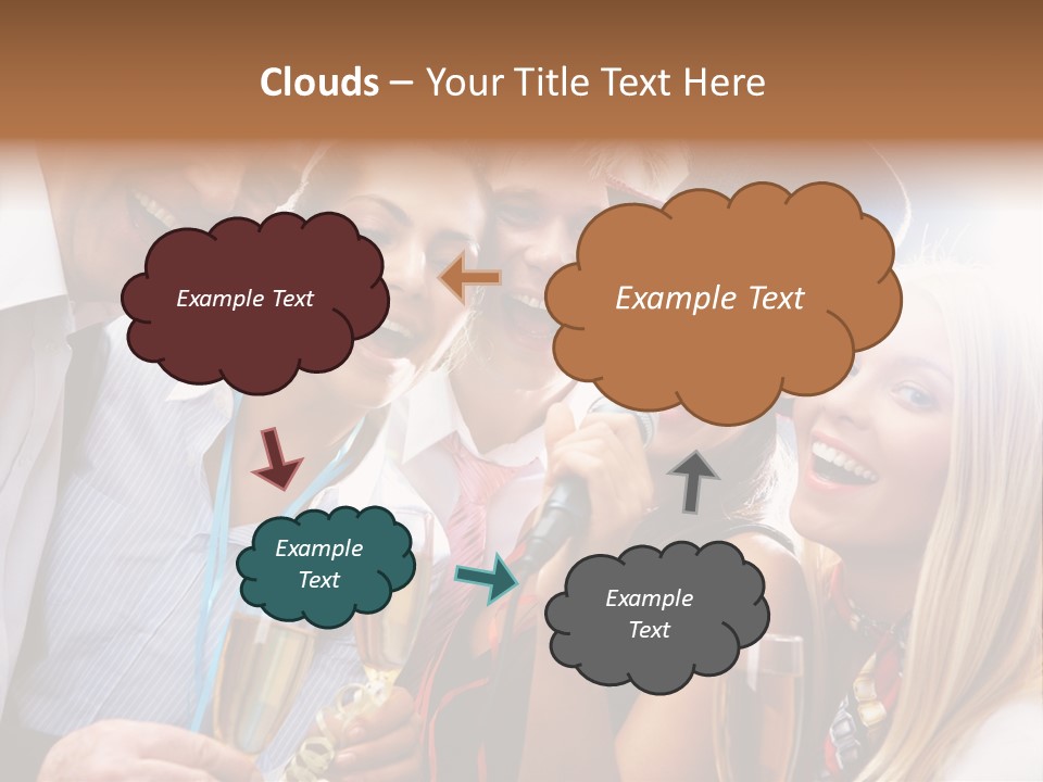 Occasion Voice Smiling PowerPoint Template