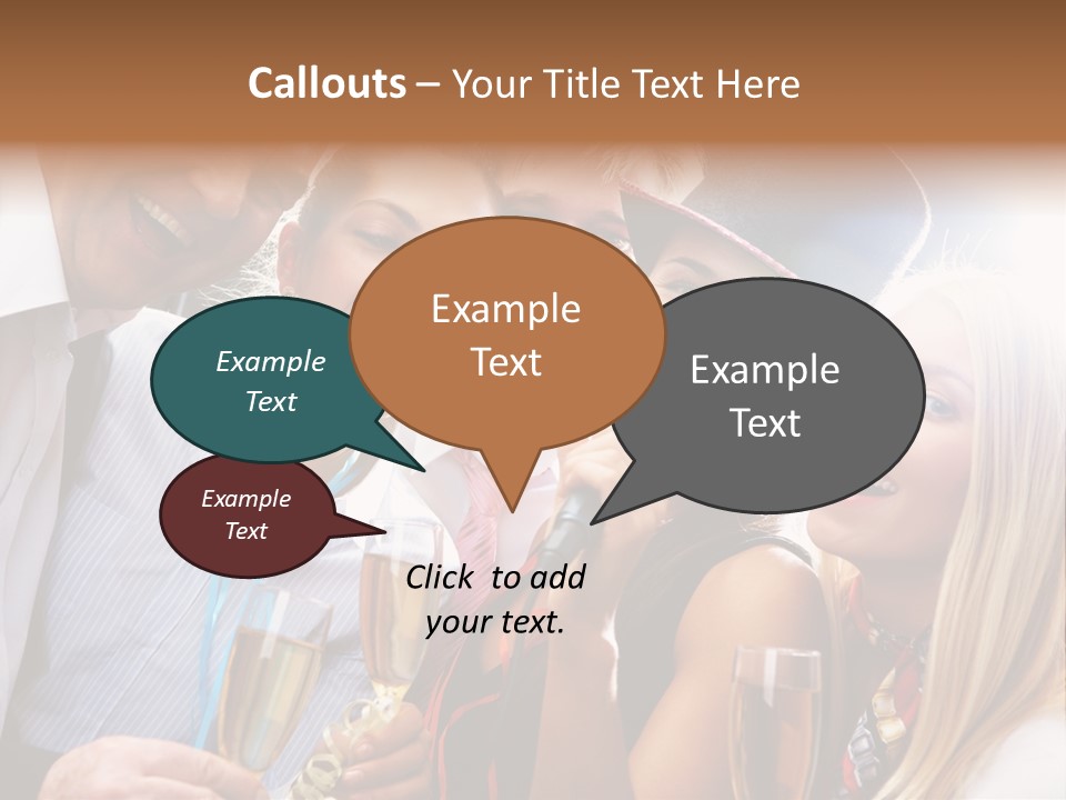 Occasion Voice Smiling PowerPoint Template