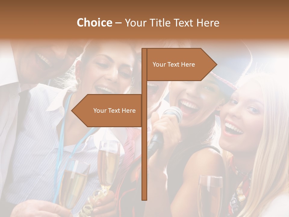 Occasion Voice Smiling PowerPoint Template