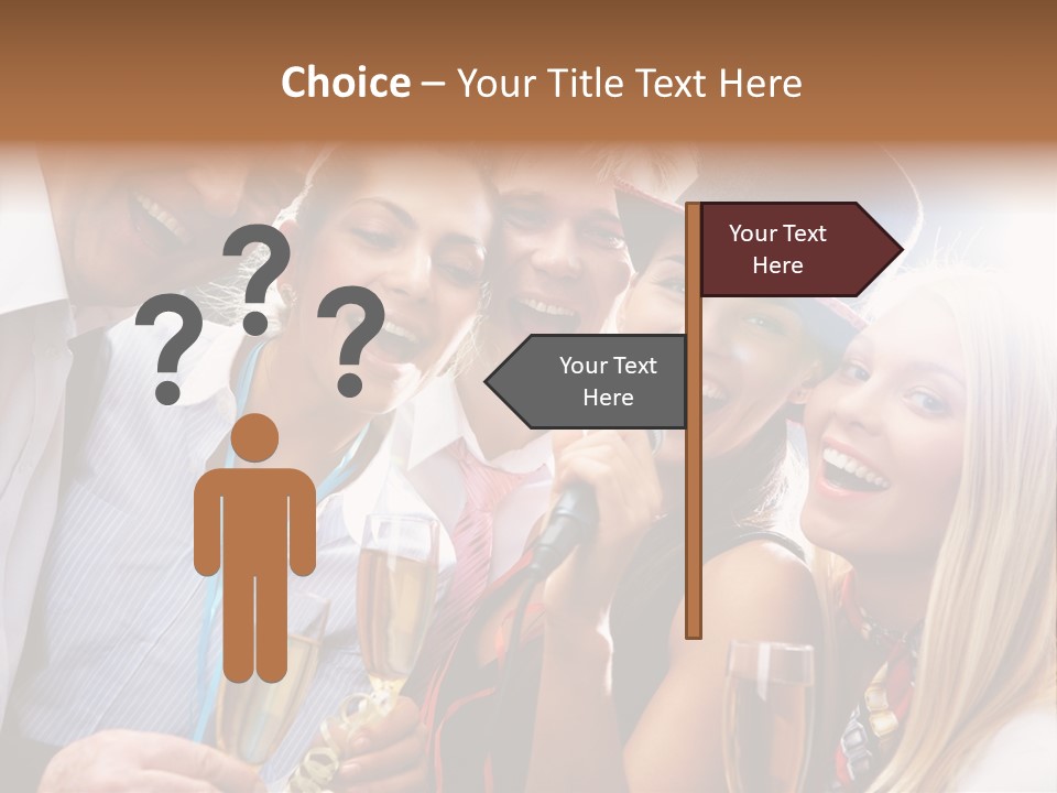 Occasion Voice Smiling PowerPoint Template