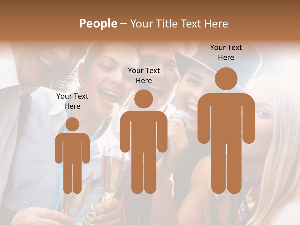 Occasion Voice Smiling PowerPoint Template