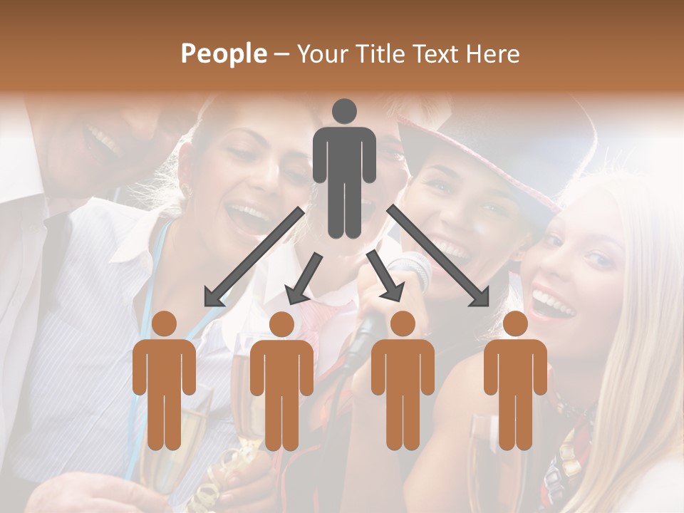 Occasion Voice Smiling PowerPoint Template