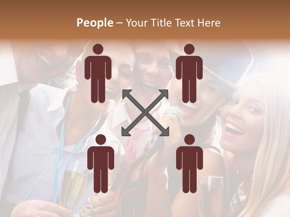 Occasion Voice Smiling PowerPoint Template