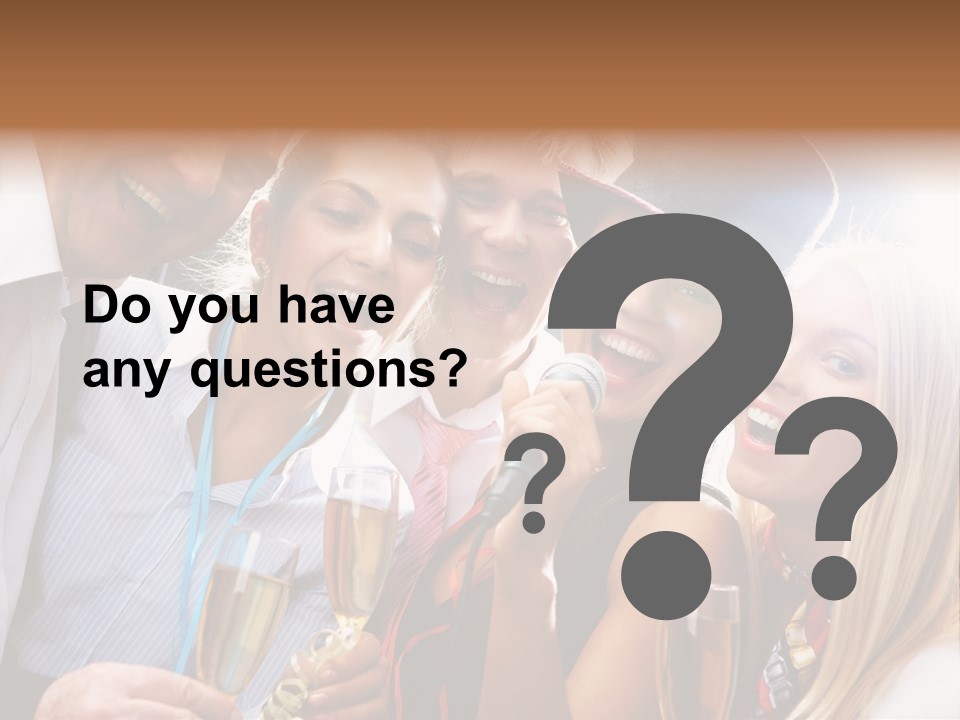 Occasion Voice Smiling PowerPoint Template