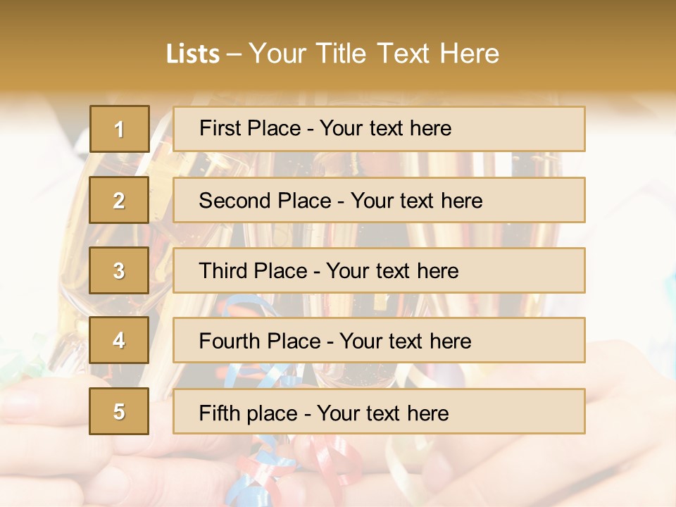 Party Tradition Male PowerPoint Template