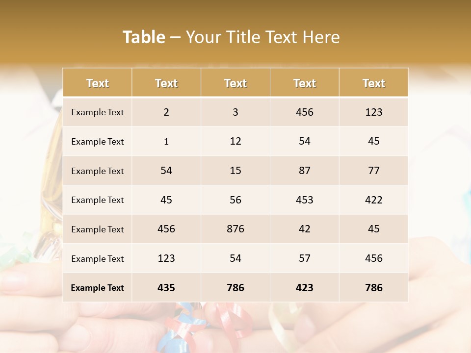Party Tradition Male PowerPoint Template