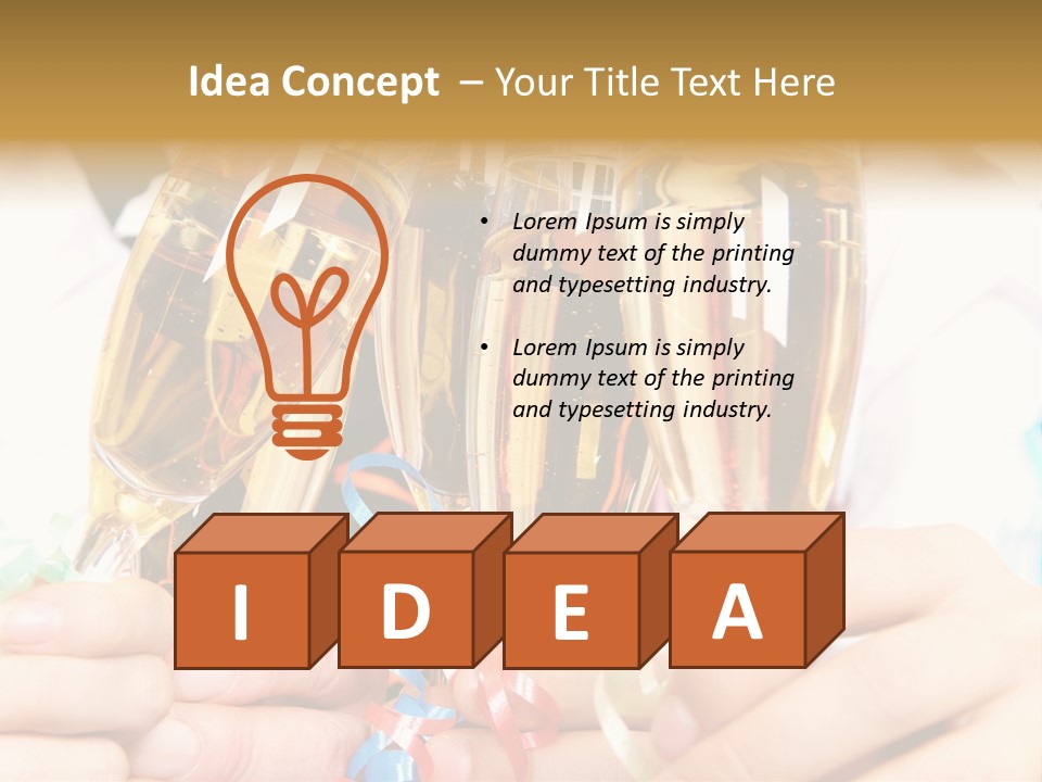 Party Tradition Male PowerPoint Template