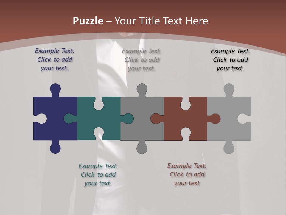 Relaxing Relationship Suit PowerPoint Template