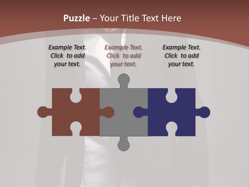 Relaxing Relationship Suit PowerPoint Template