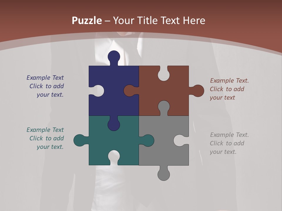 Relaxing Relationship Suit PowerPoint Template