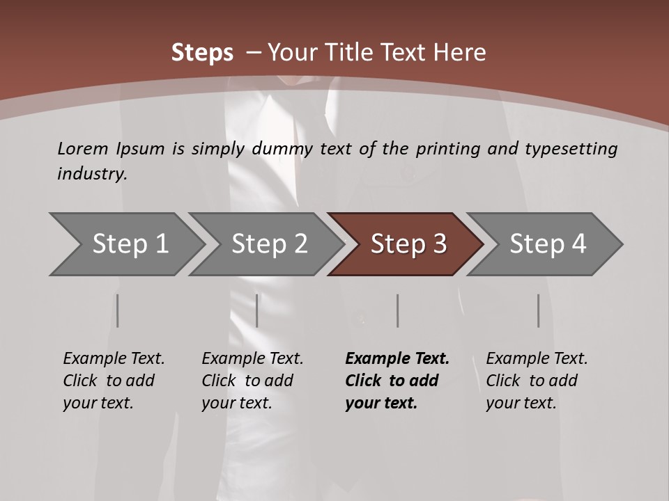 Relaxing Relationship Suit PowerPoint Template