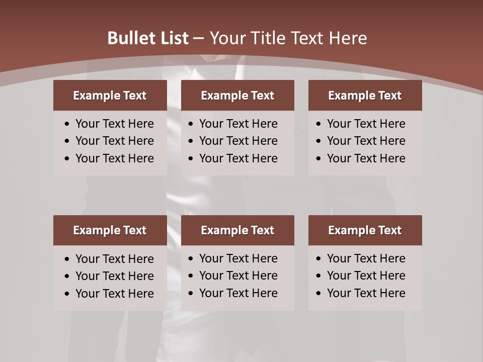Relaxing Relationship Suit PowerPoint Template