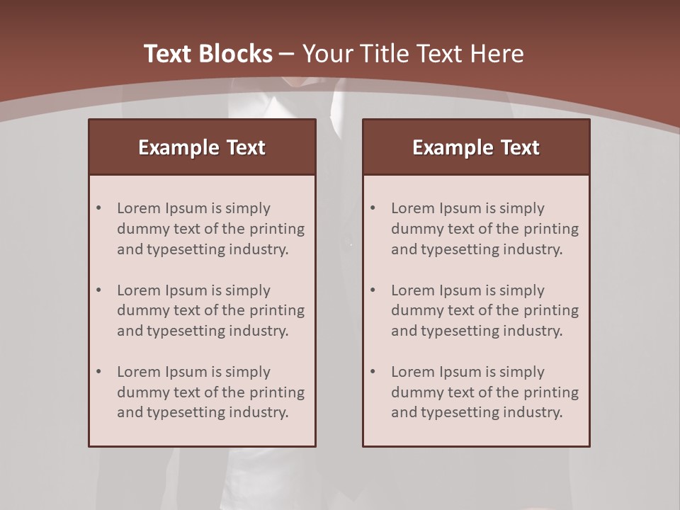 Relaxing Relationship Suit PowerPoint Template