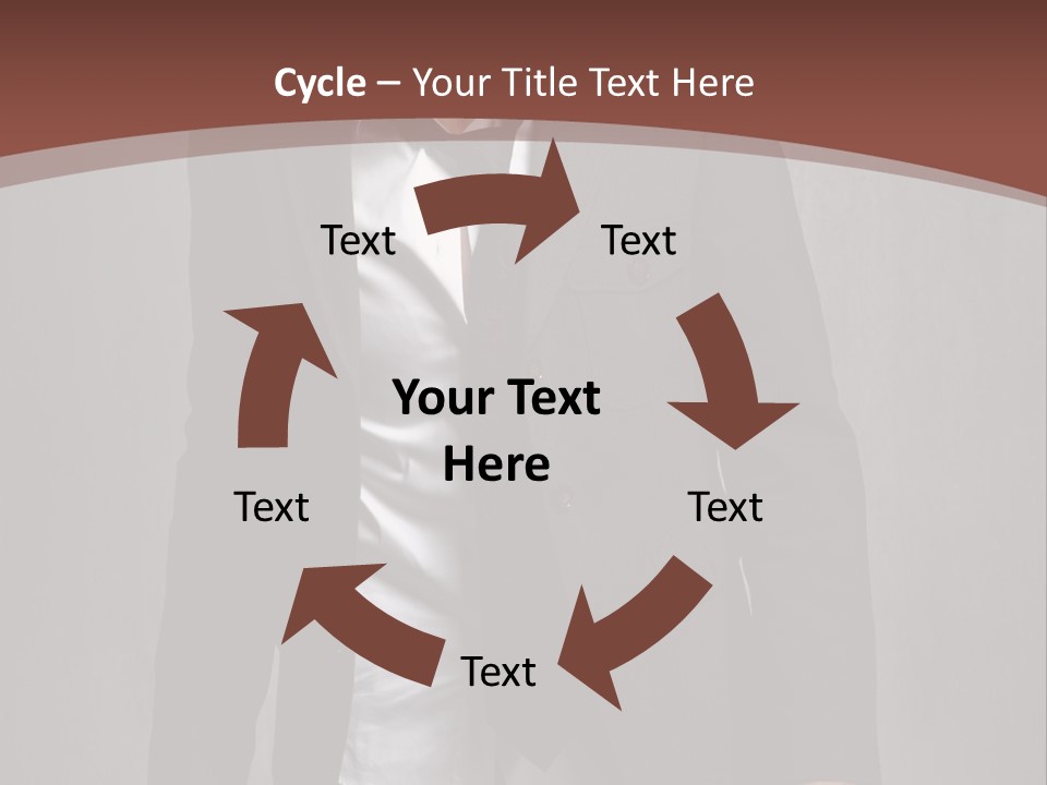 Relaxing Relationship Suit PowerPoint Template