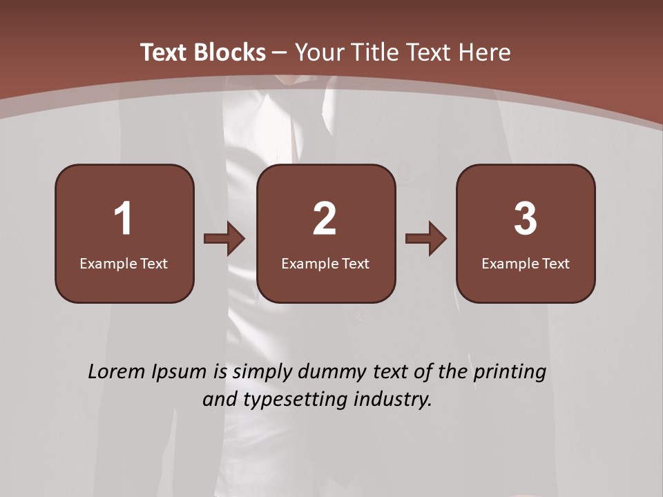 Relaxing Relationship Suit PowerPoint Template