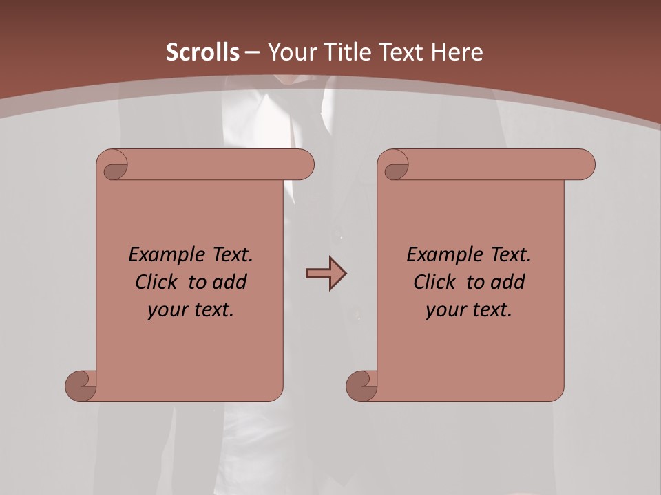 Relaxing Relationship Suit PowerPoint Template