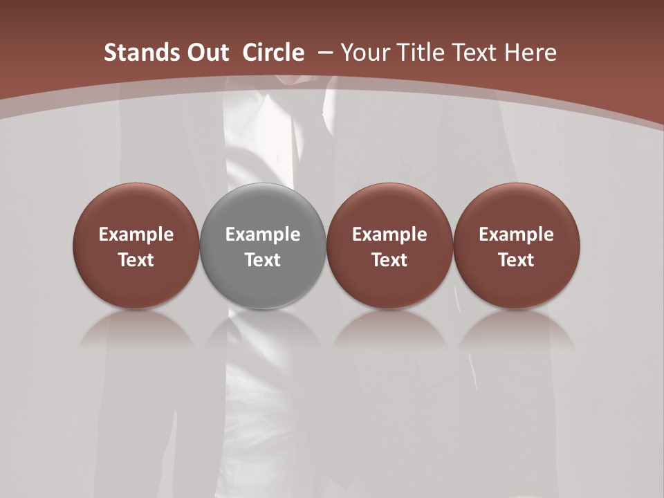 Relaxing Relationship Suit PowerPoint Template