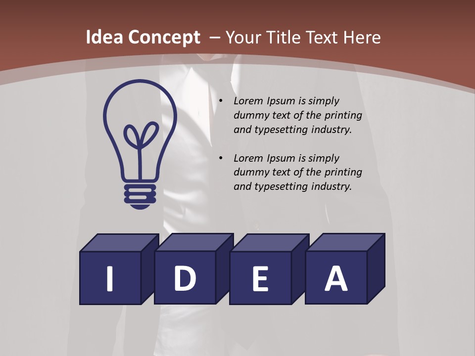 Relaxing Relationship Suit PowerPoint Template