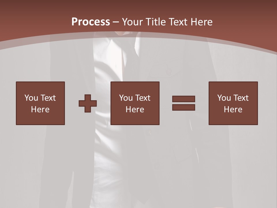 Relaxing Relationship Suit PowerPoint Template
