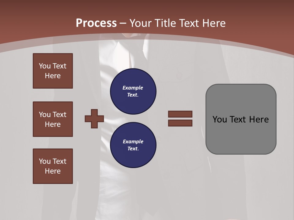 Relaxing Relationship Suit PowerPoint Template