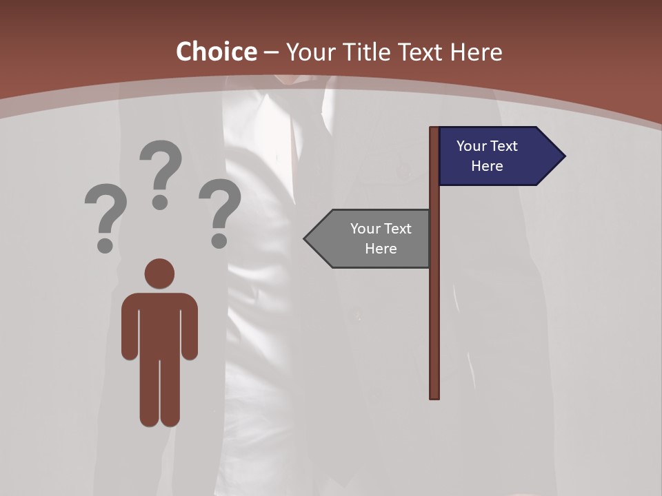 Relaxing Relationship Suit PowerPoint Template