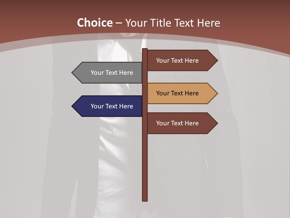 Relaxing Relationship Suit PowerPoint Template