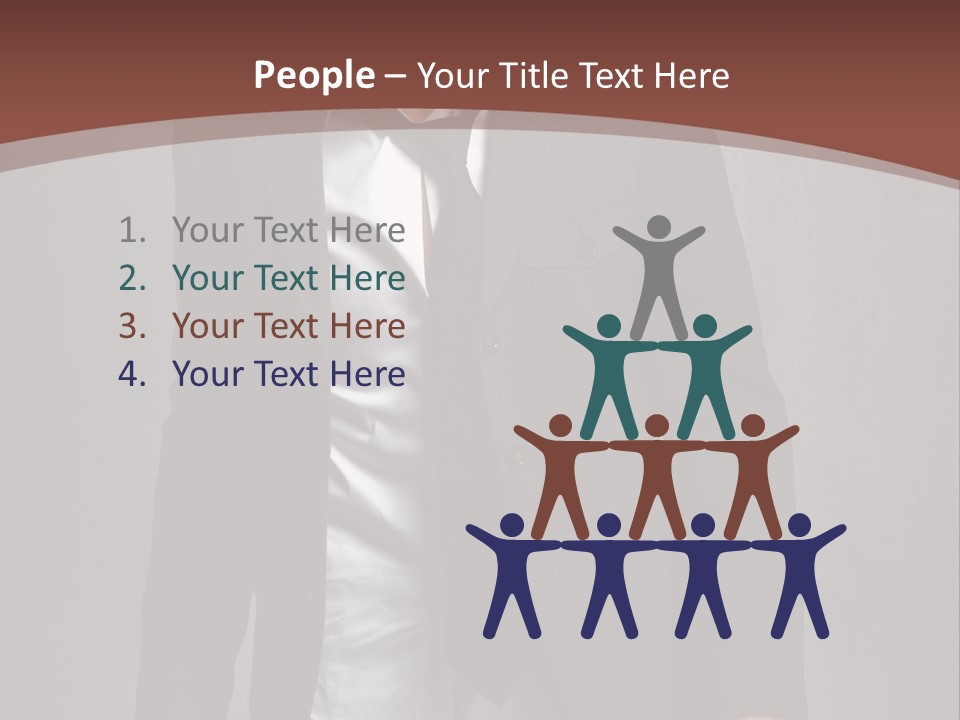 Relaxing Relationship Suit PowerPoint Template