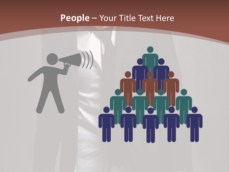 Relaxing Relationship Suit PowerPoint Template