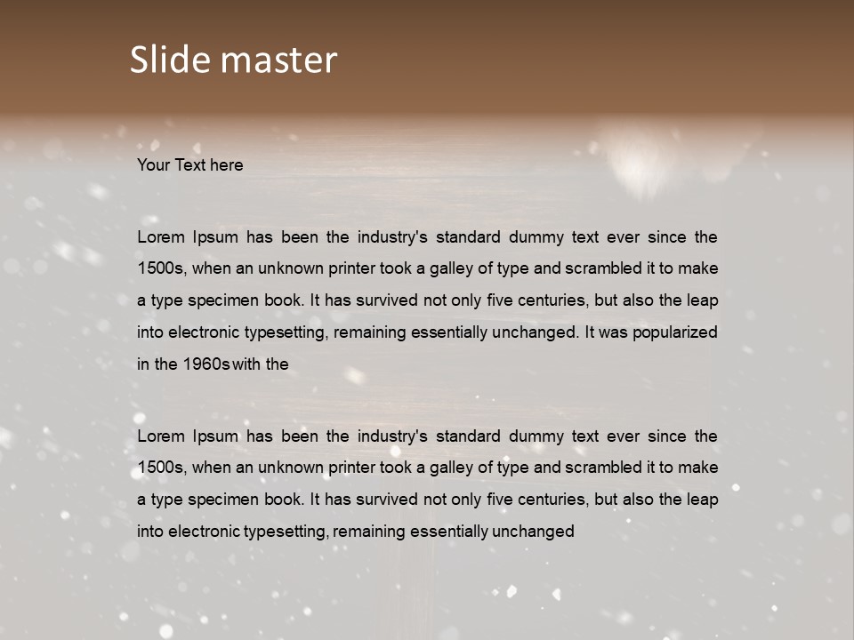 Old Santa Copy Space PowerPoint Template