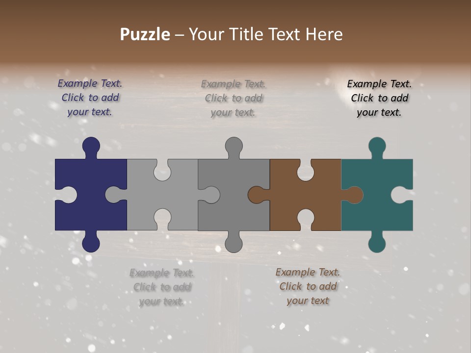 Old Santa Copy Space PowerPoint Template