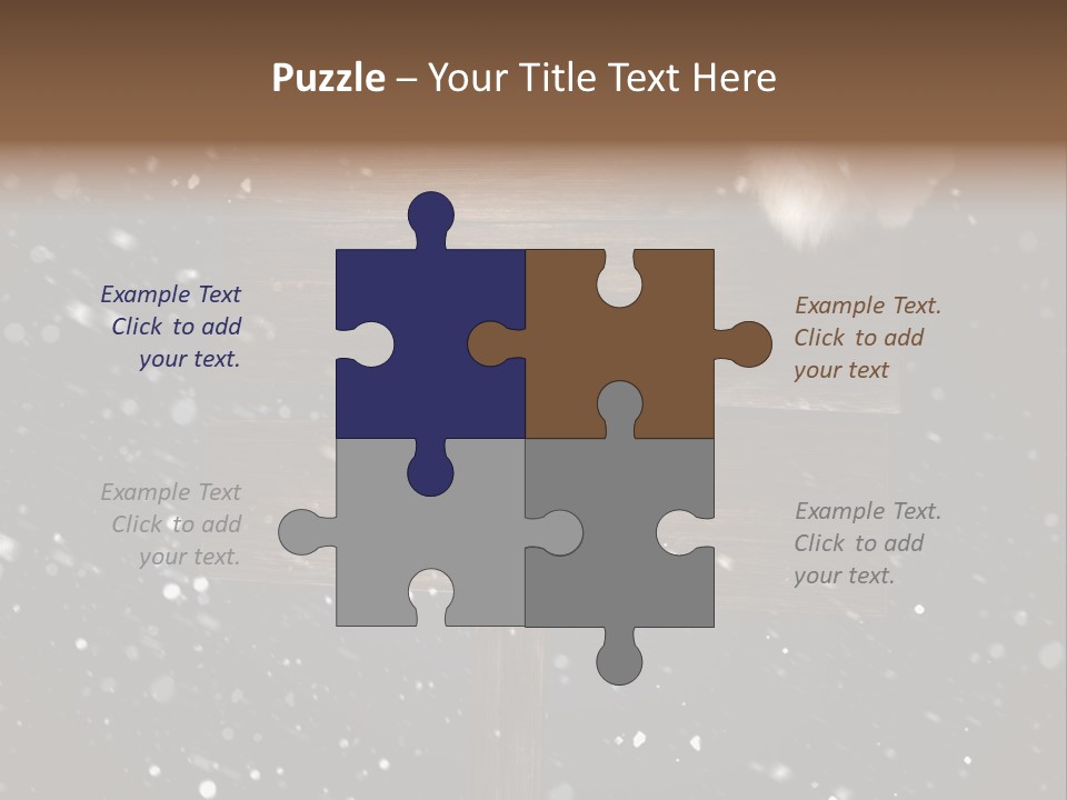 Old Santa Copy Space PowerPoint Template