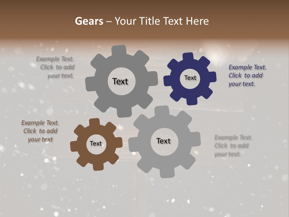 Old Santa Copy Space PowerPoint Template