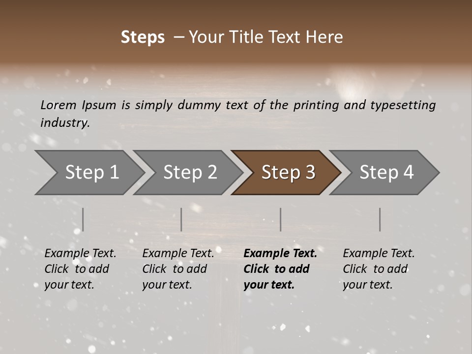 Old Santa Copy Space PowerPoint Template