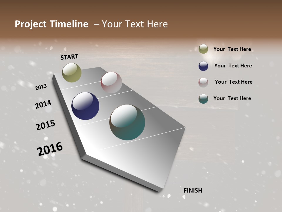 Old Santa Copy Space PowerPoint Template