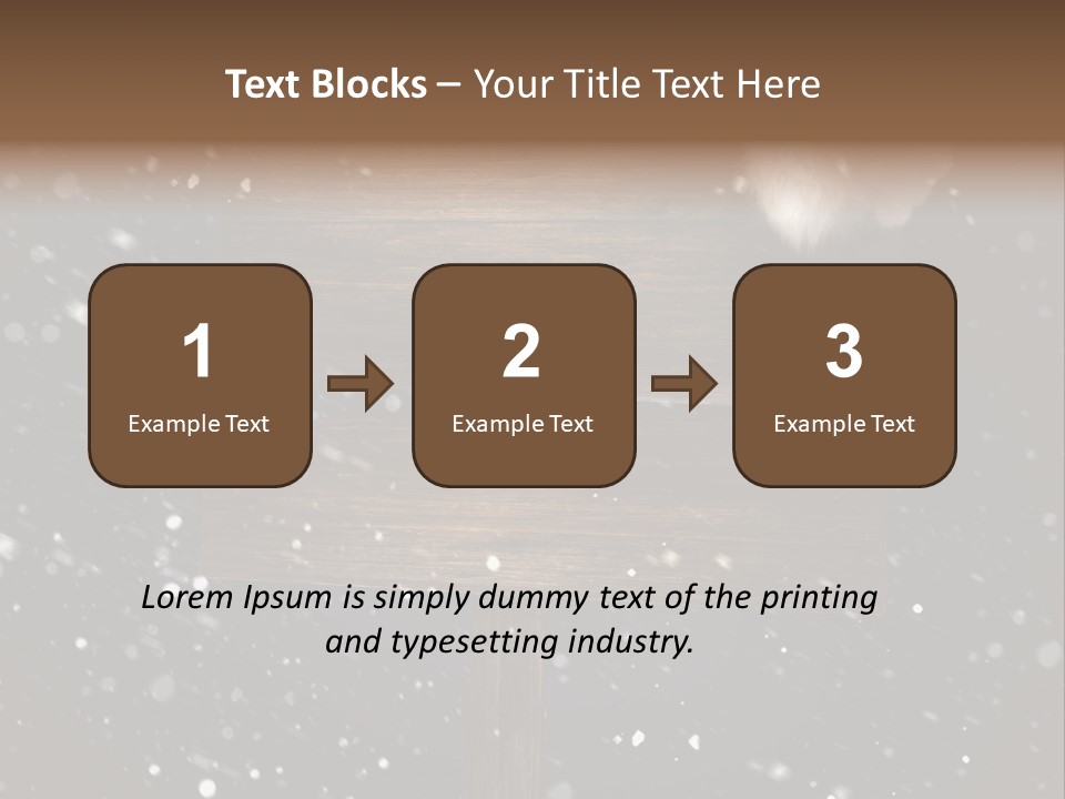 Old Santa Copy Space PowerPoint Template